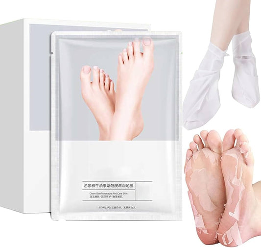 Aldea Whitening Foot Mask for Soft, Smooth Heels